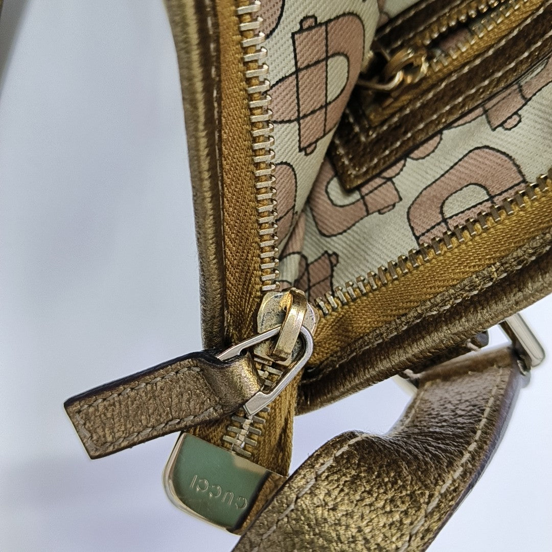 Monogram Canvas Tote Bag Beige