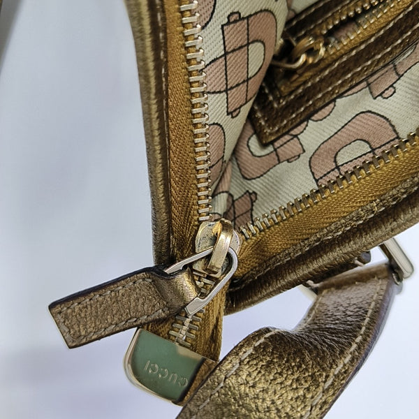 Monogram Canvas Tote Bag Beige