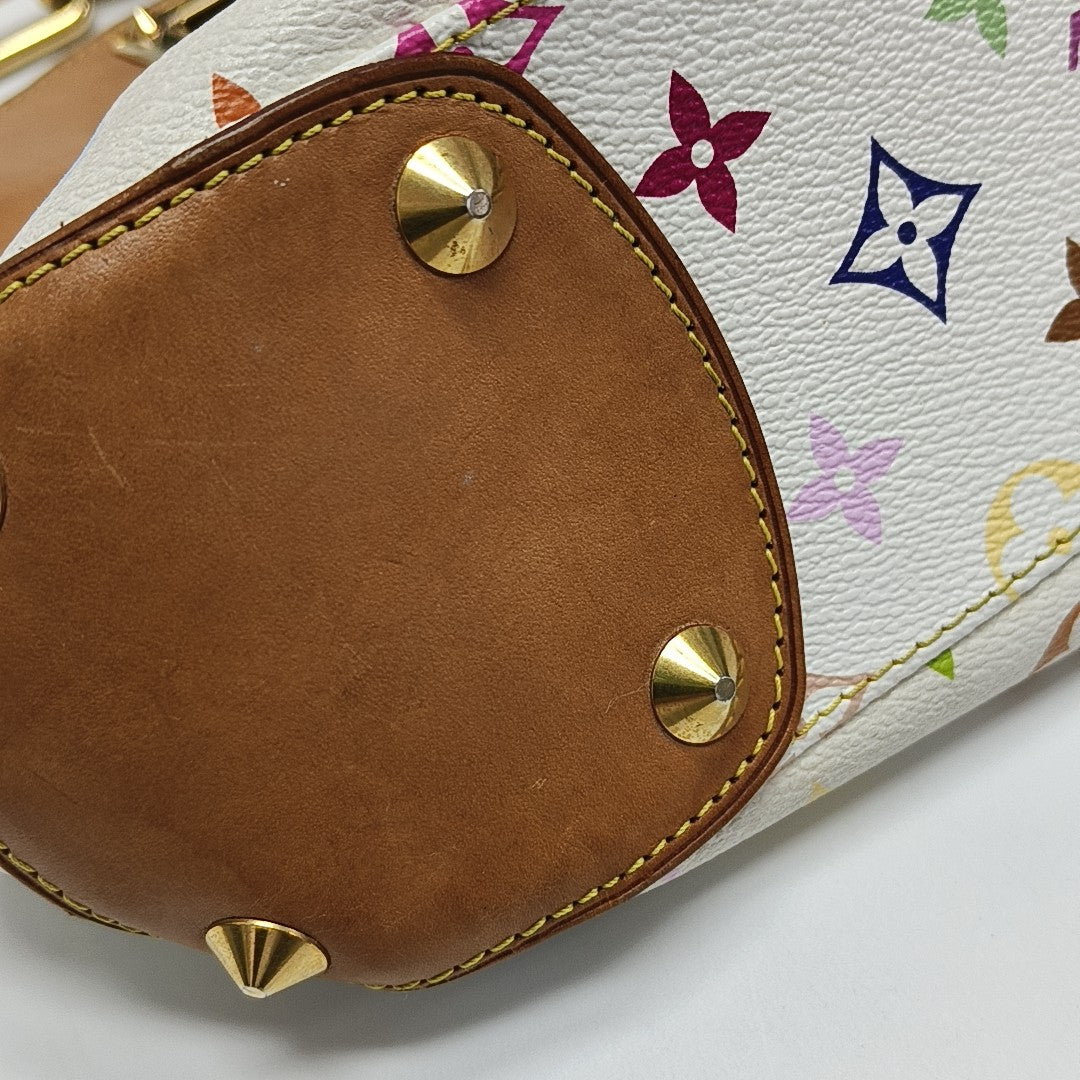 JUDY PM Monogram Coated Canvas White