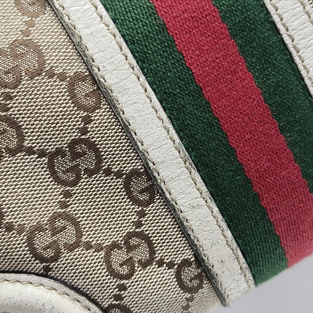 Monogram Canvas Tote Bag Brown
