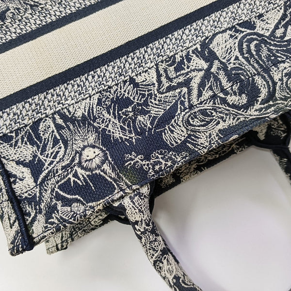 Book Tote Small Canvas Blue