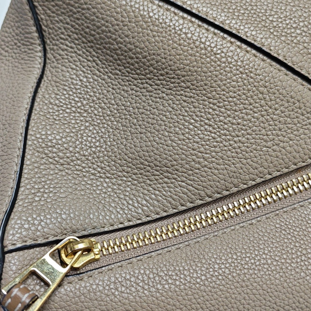 Puzzle Small Calfskin Beige