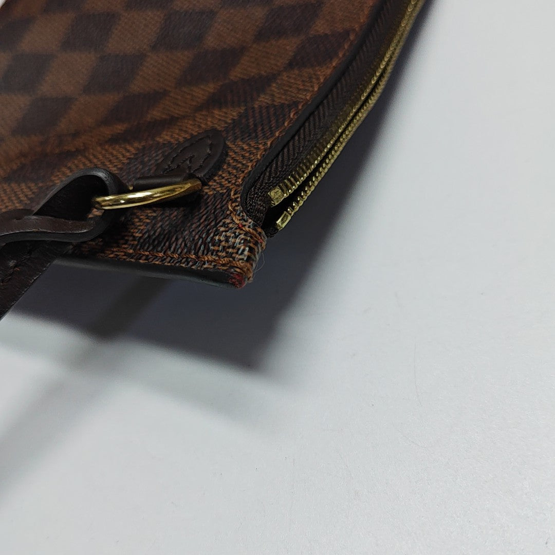NEVERFULL MM Damier Ebene Coated Canvas Brown
