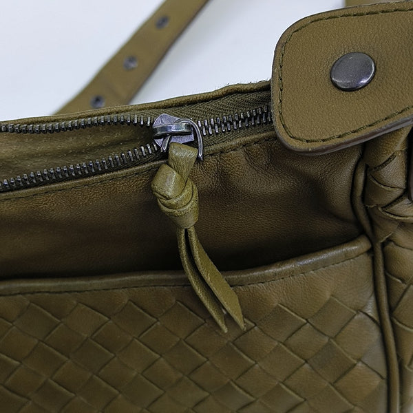 Lambskin Crossbody Bag Green