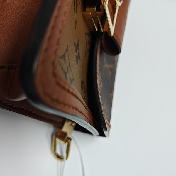 DAUPHINE Mini Monogram Coated Canvas Brown