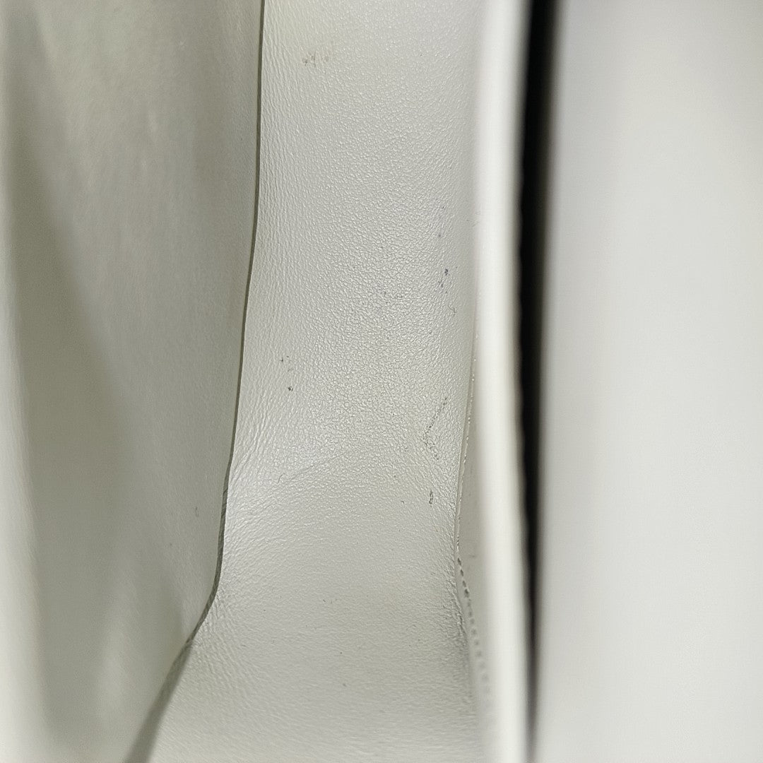 TRIOMPHE Mini Calfskin White