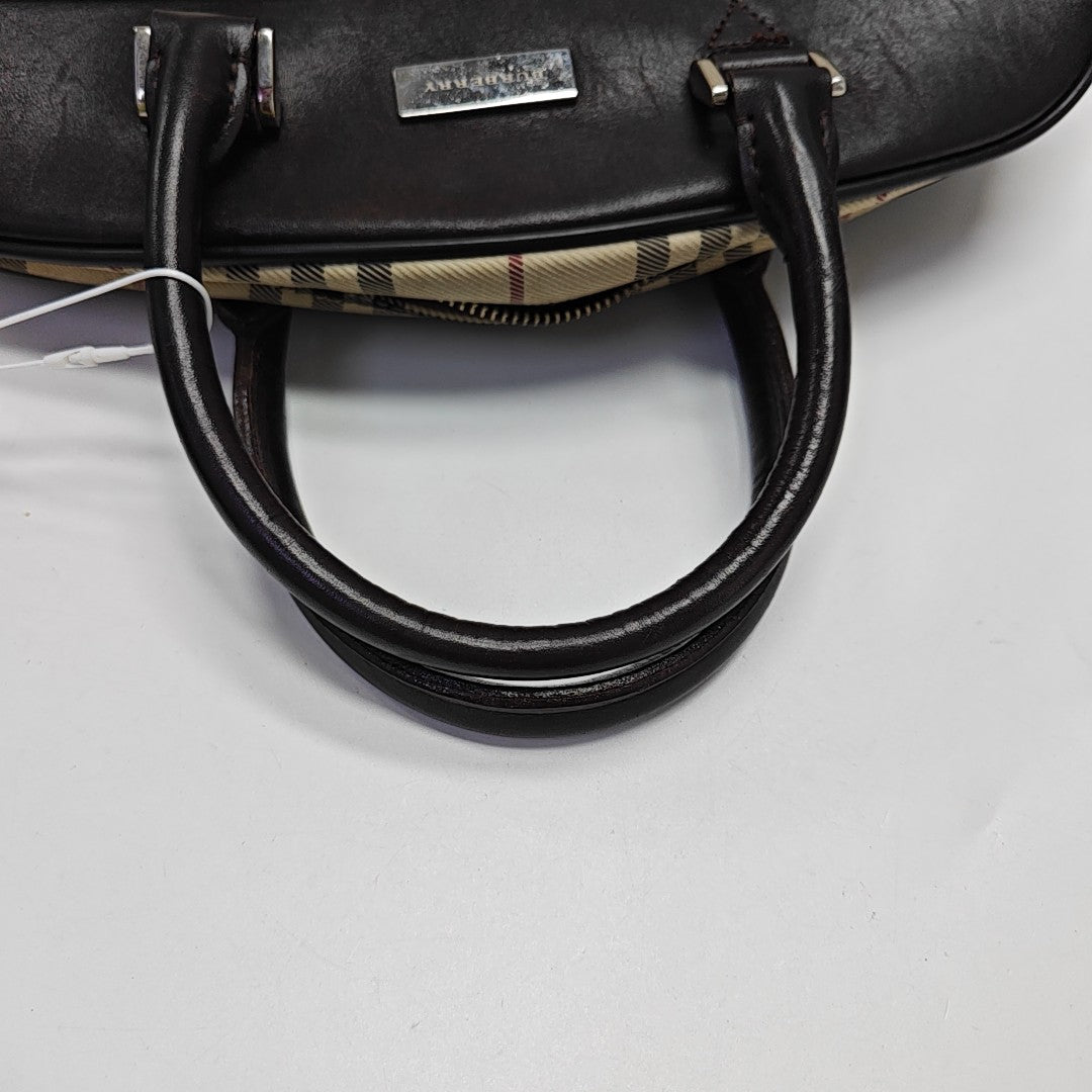 Canvas Top Handle Bag Beige