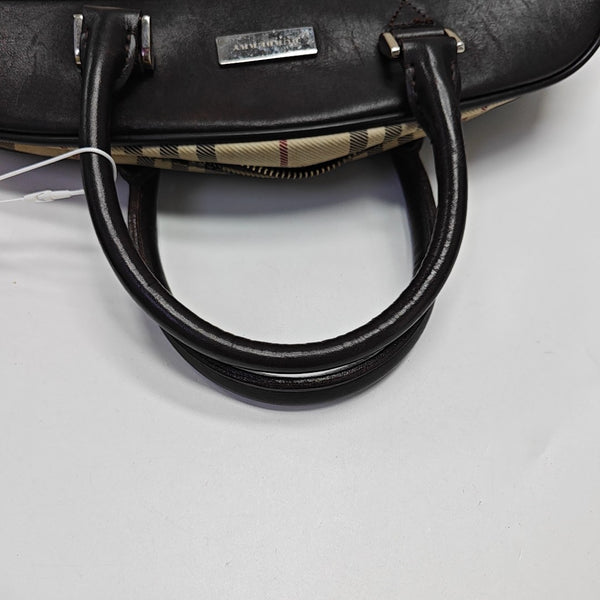 Canvas Top Handle Bag Beige