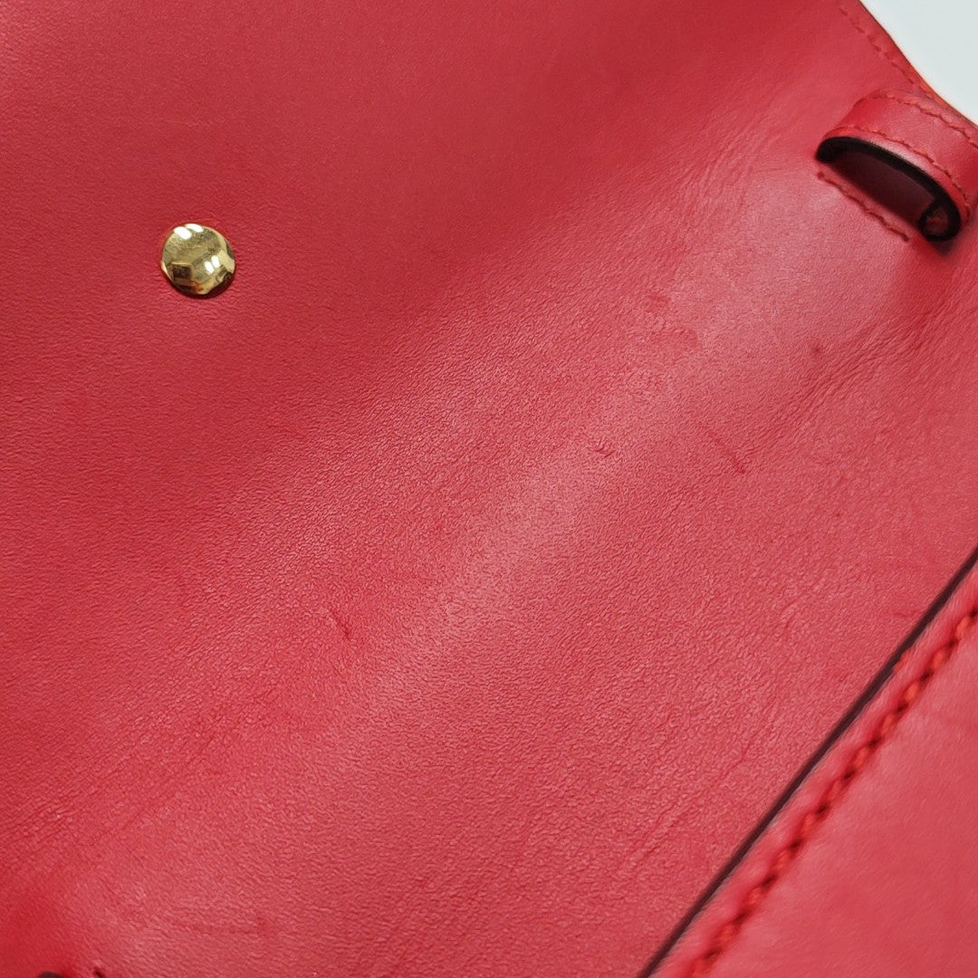 Sylvie Mini Calfskin Red