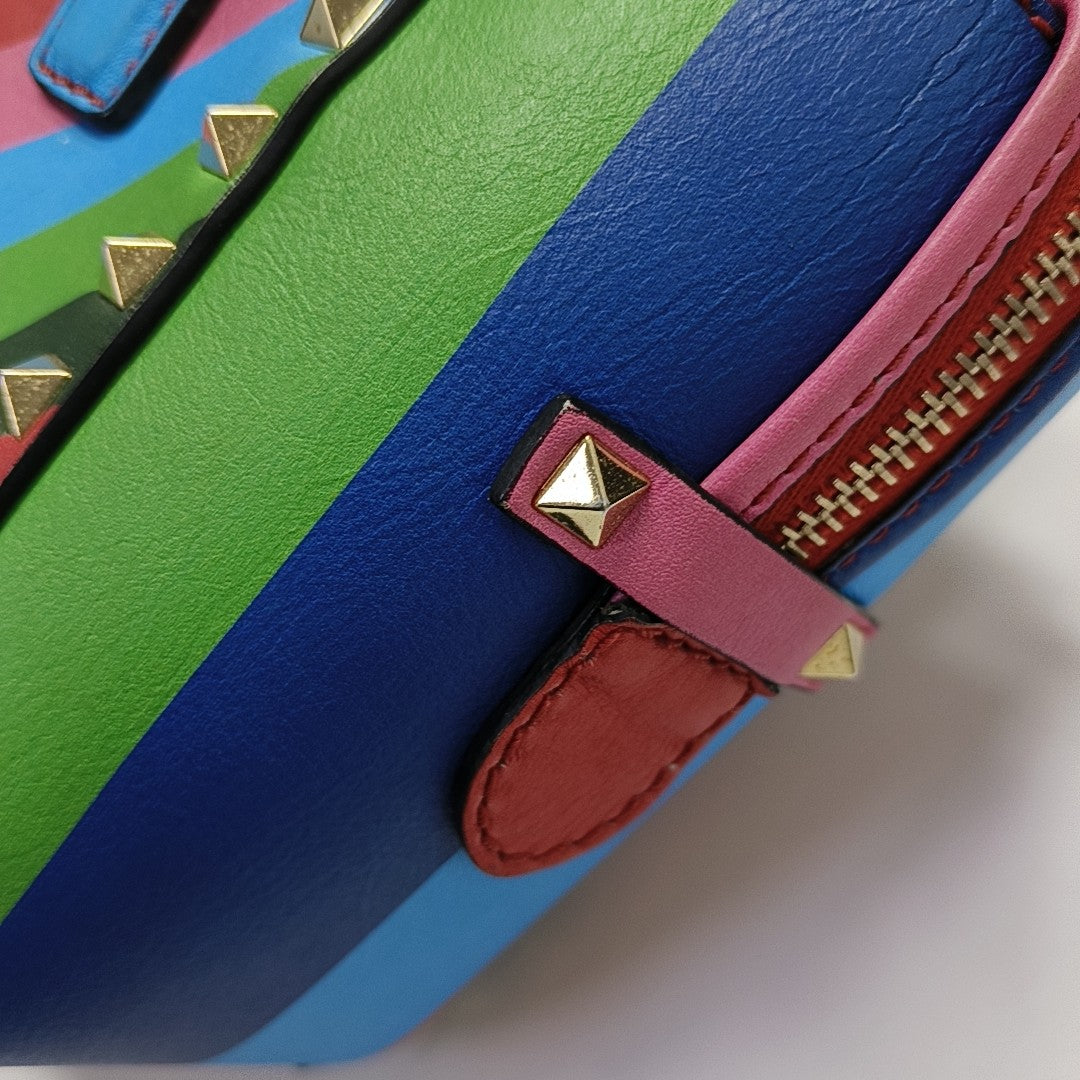 Rockstud Mini Calfskin Multicolor