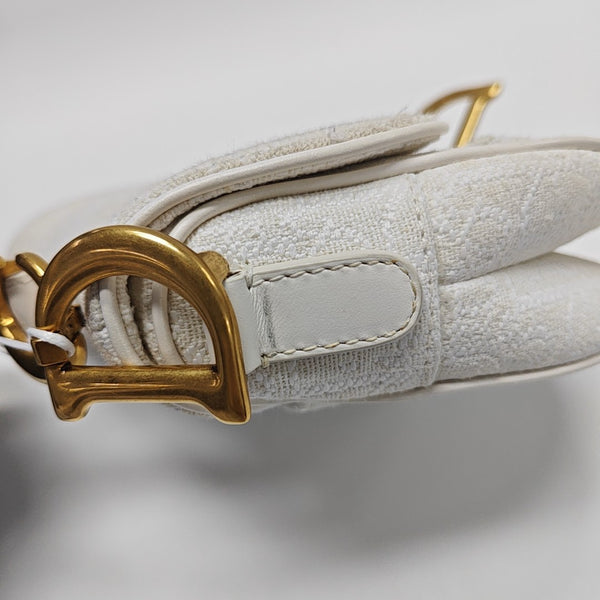 Saddle Mini Canvas White