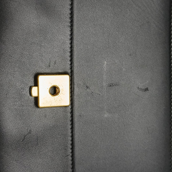 Queen Margaret Small Calfskin Black