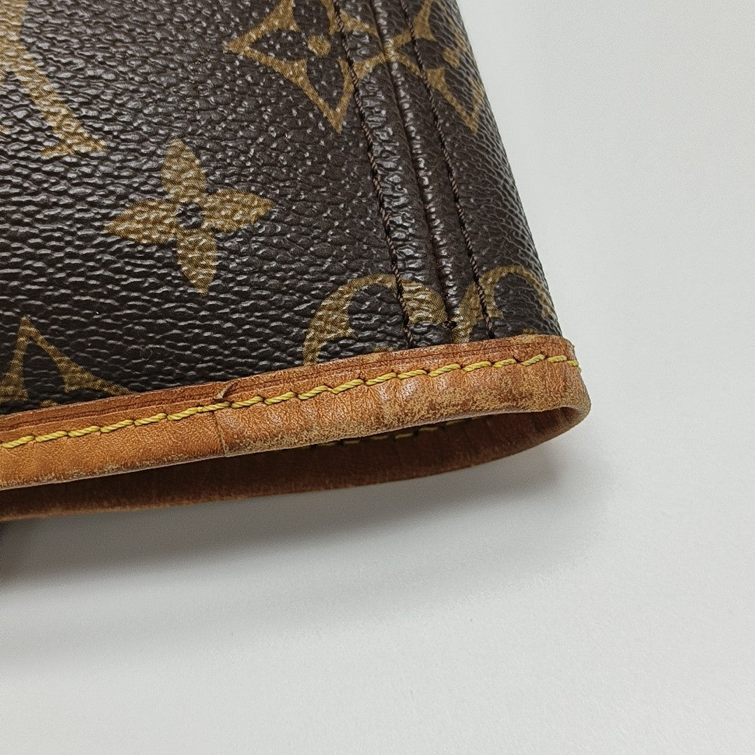 NEVERFULL GM Monogram Coated Canvas Brown