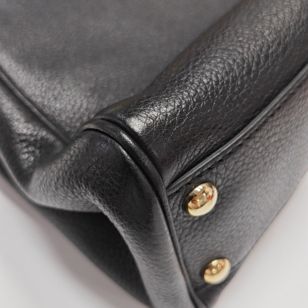 Bamboo 1947 Medium Calfskin Black