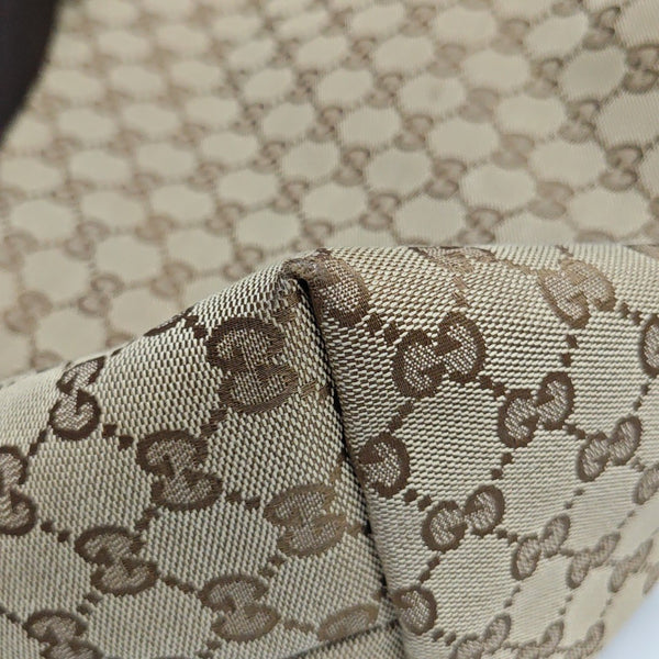 Monogram Canvas Tote Bag Brown