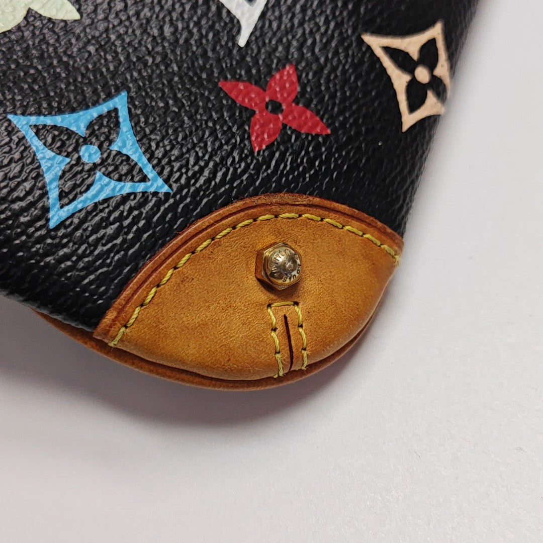 LV × TM VINTAGE MILLA Monogram Coated Canvas Black