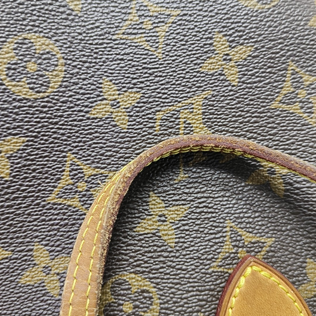 NEVERFULL PM Monogram Coated Canvas Brown