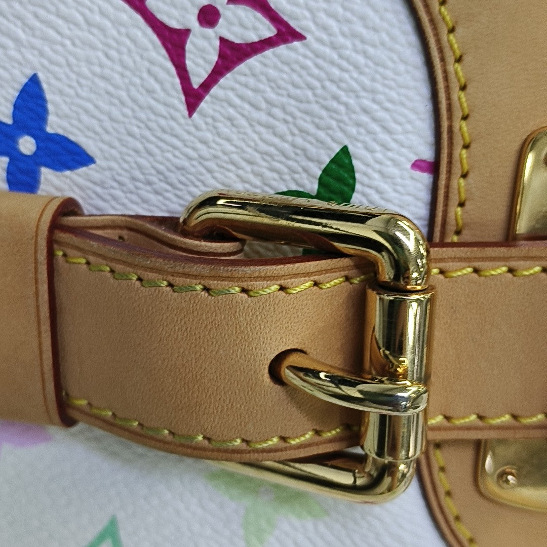 LV × TM CLAUDIA Monogram Coated Canvas White