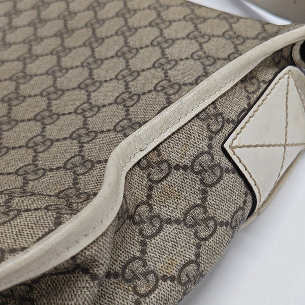 GG Supreme Monogram Coated Canvas Beige