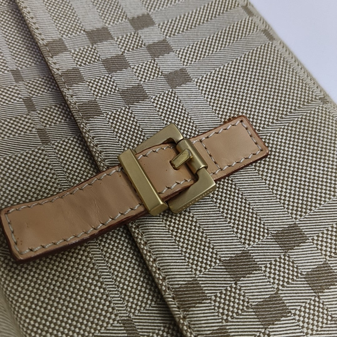 Canvas Shoulder Bag Beige