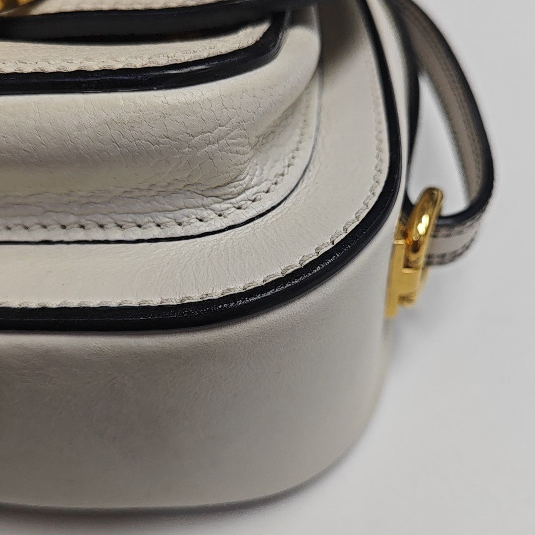 Calfskin Shoulder Bag White