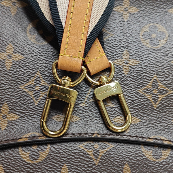 DIANE Monogram Coated Canvas Brown