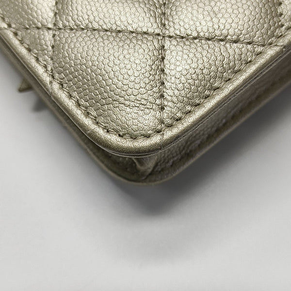 WOC Quilted Calfskin Beige
