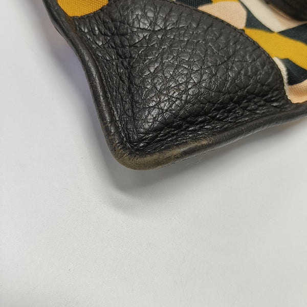 Canvas Top Handle Bag Multicolor