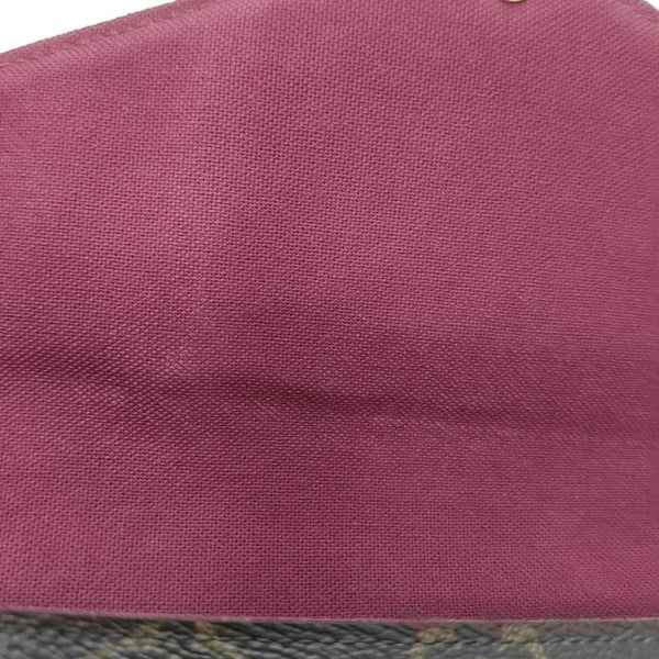 FÉLICIE Monogram Coated Canvas Brown