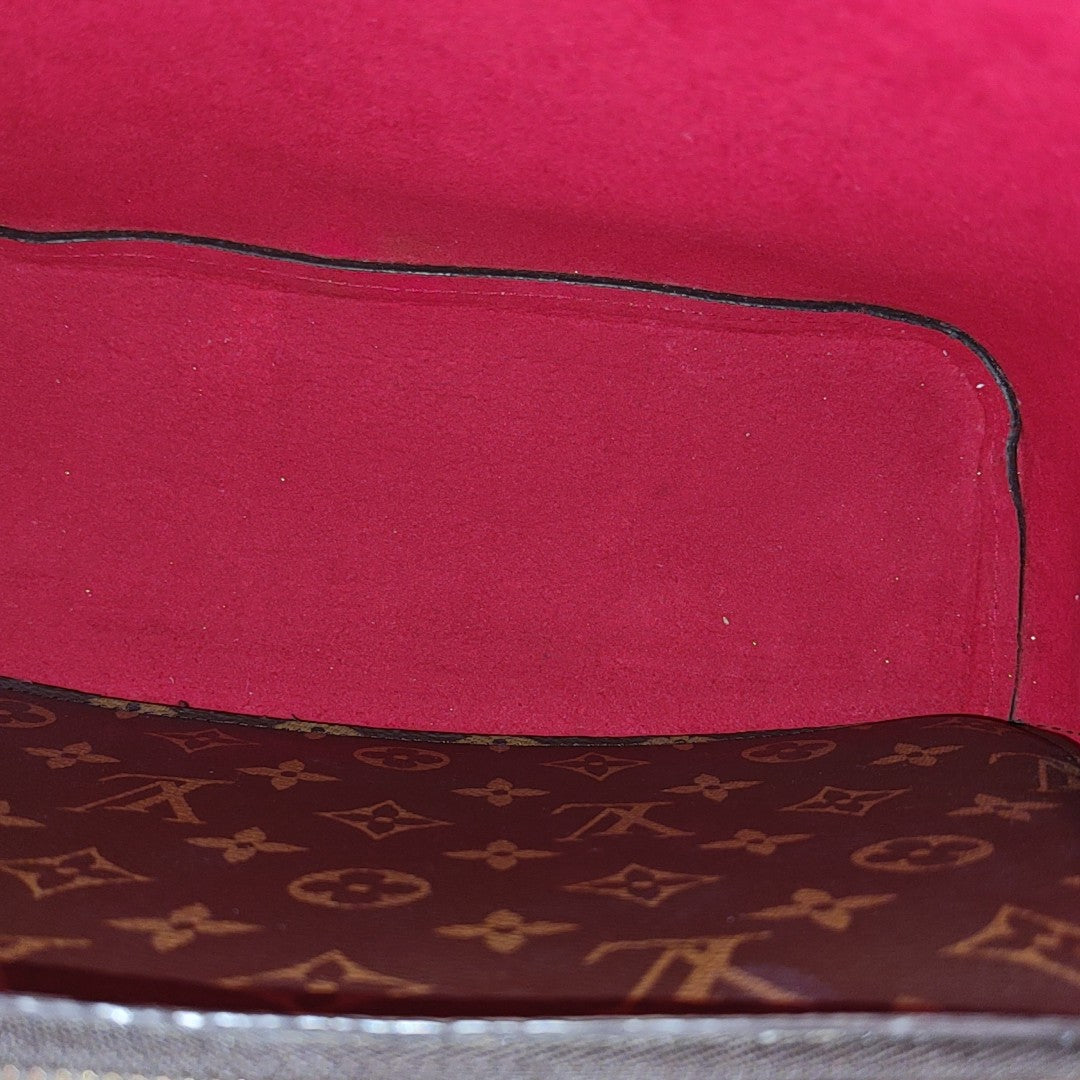 NÉONOÉ MM Monogram Coated Canvas Brown