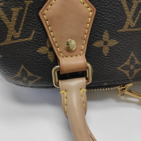 SPEEDY 20 Monogram Coated Canvas Brown