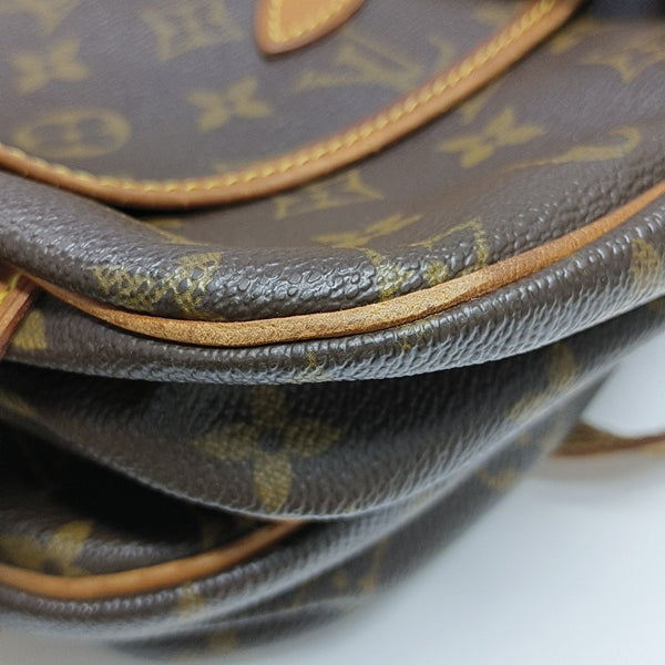 SAUMUR 30 Monogram Coated Canvas Brown