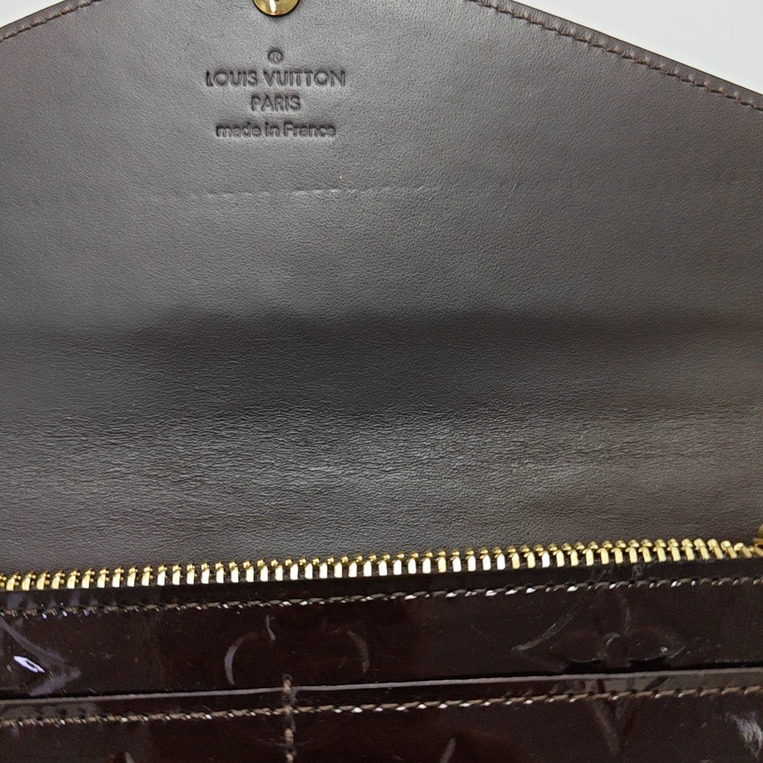 SARAH Patent Leather Red Wallet