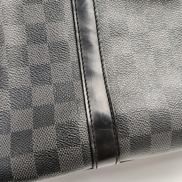 TADAO MM Damier Graphite Coated Canvas Gray