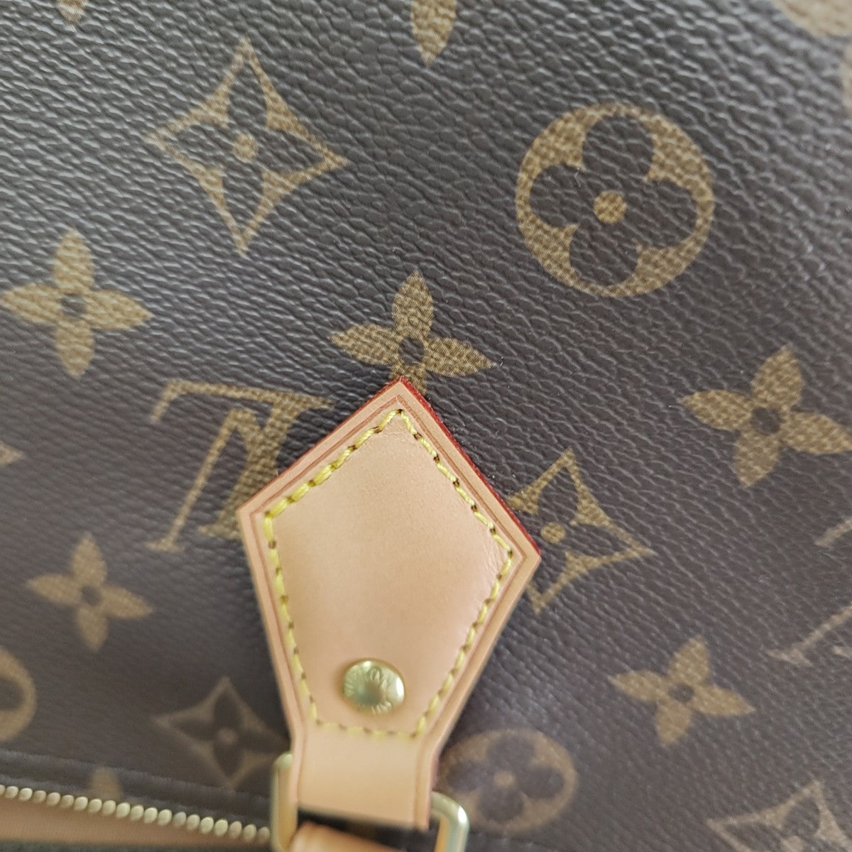 SPEEDY 30 Monogram Coated Canvas Brown