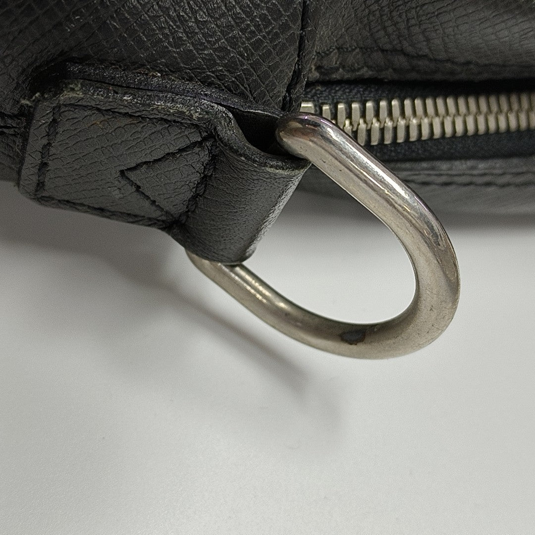 PORTE-DOCUMENTS Calfskin Gray