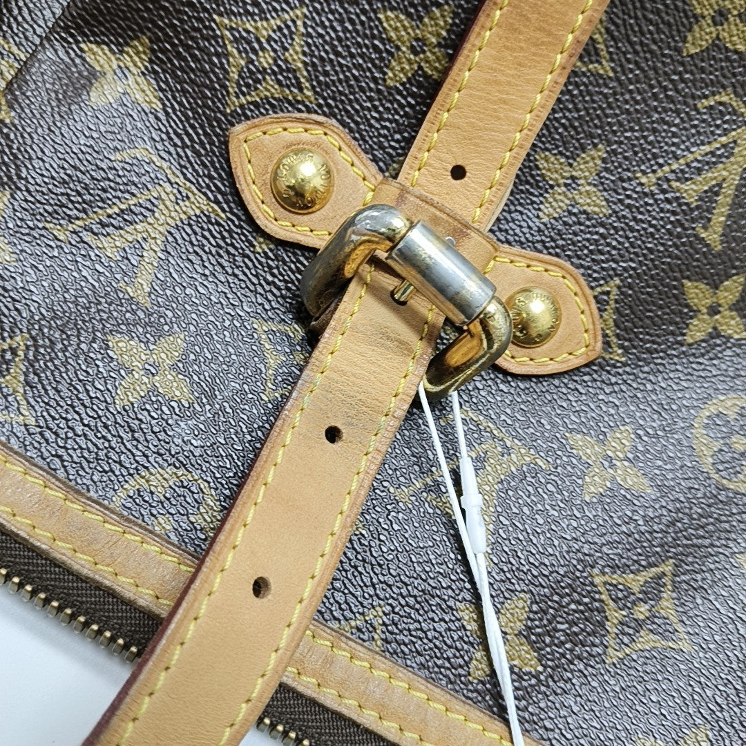 PALERMO GM Monogram Coated Canvas Brown