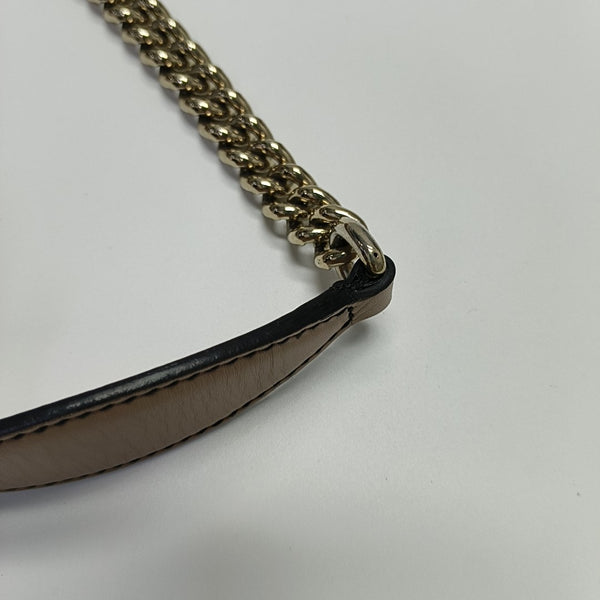 Emily Chain Monogram Fabric Brown