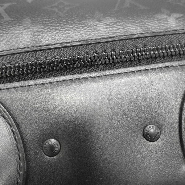 STEAMER Monogram Coated Canvas Black
