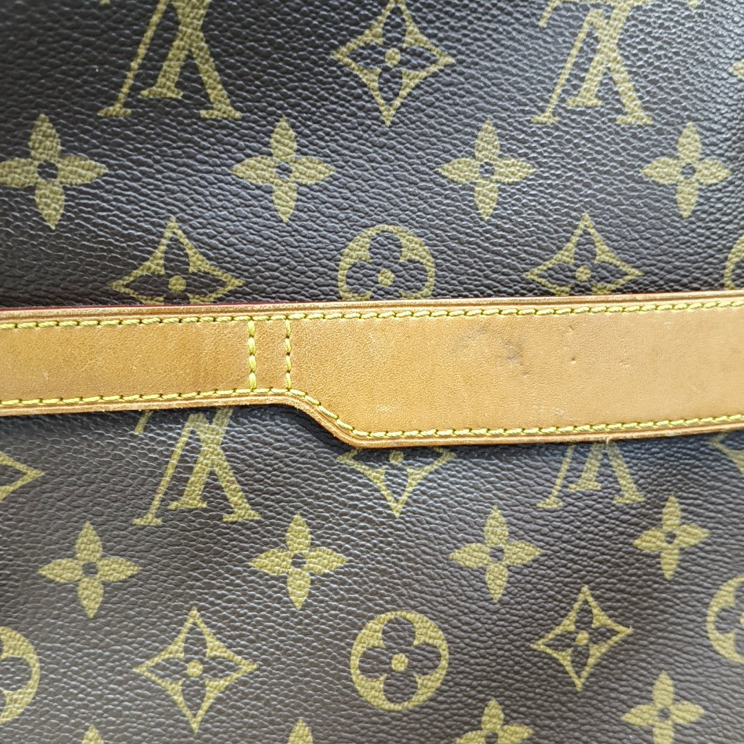 VALMY Monogram Coated Canvas Brown