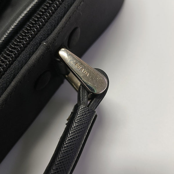 Nylon Shoulder Bag Black