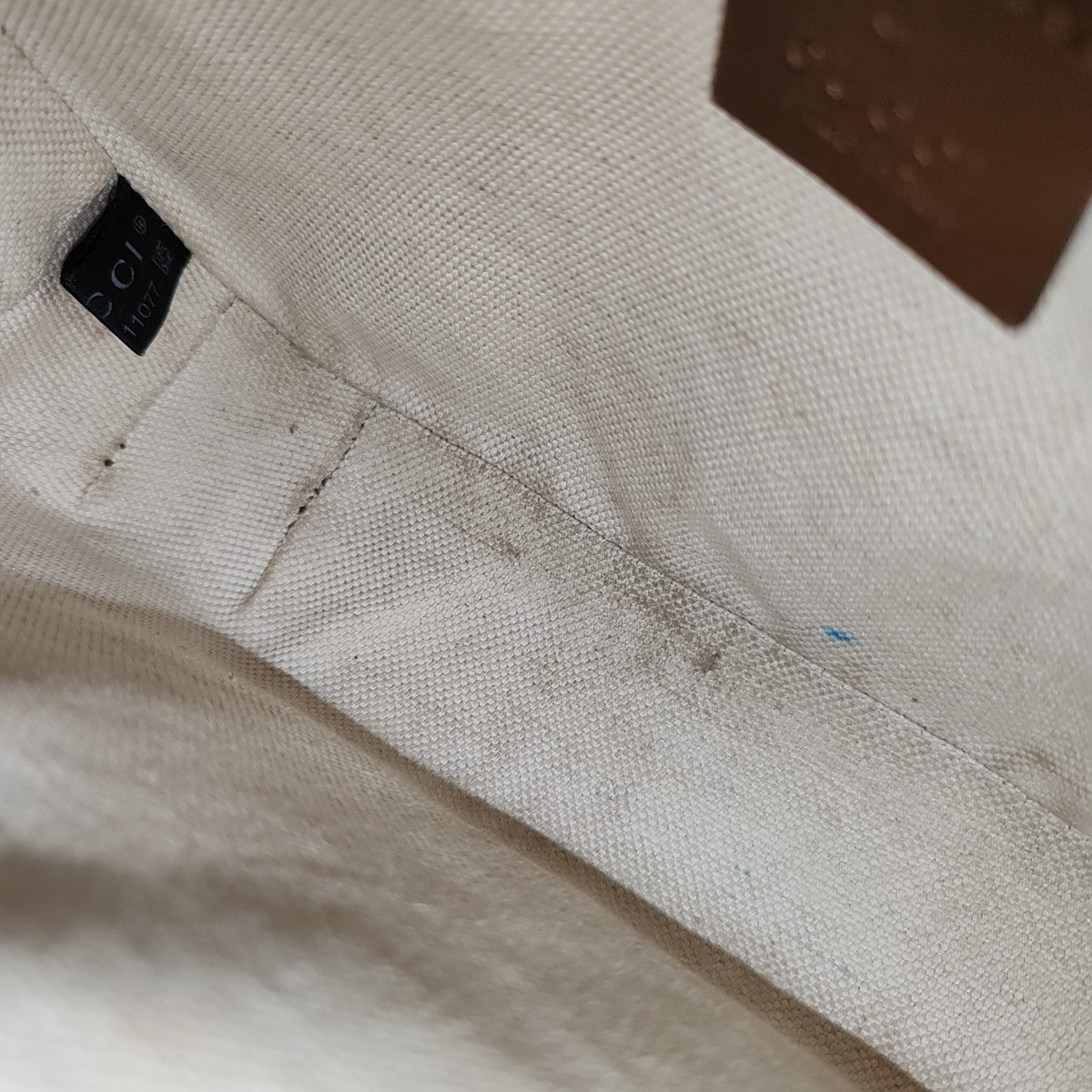 Horsebit 1955 Mini Coated Canvas Beige