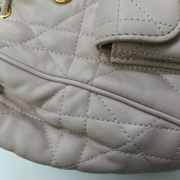 Dior Caro Small Cannage Lambskin Pink