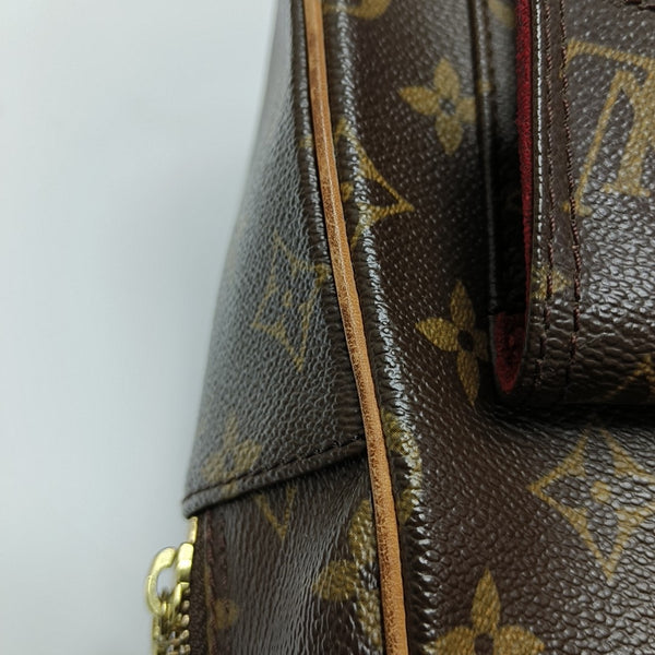 EXCENTRI-CITE Monogram Coated Canvas Brown