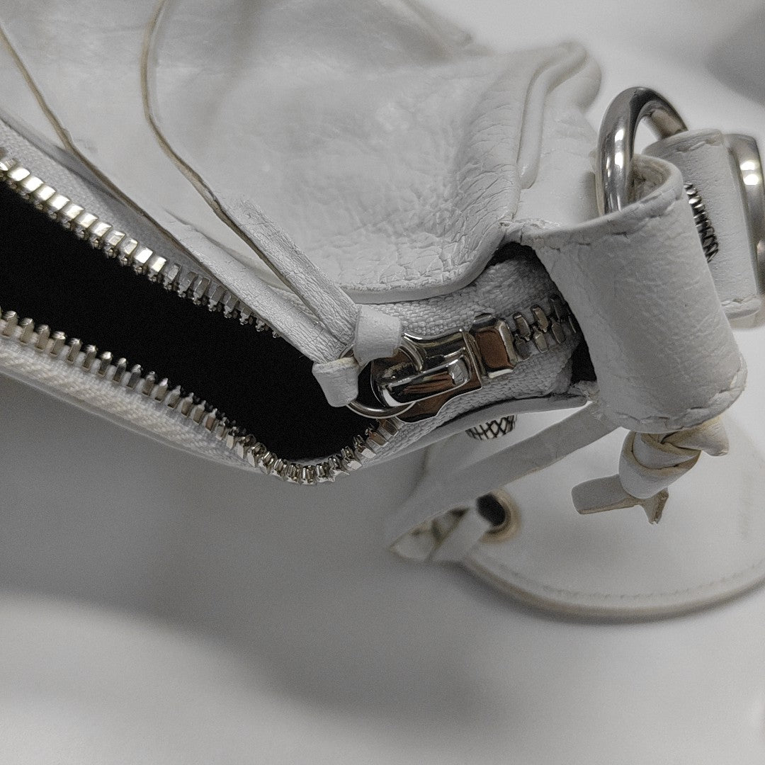 Le Cagole XS Patent Leather White