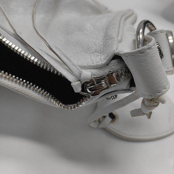 Le Cagole XS Patent Leather White