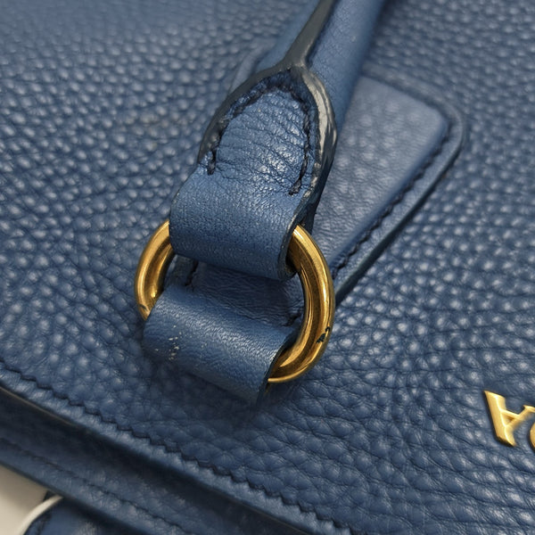 Calfskin Tote Bag Blue