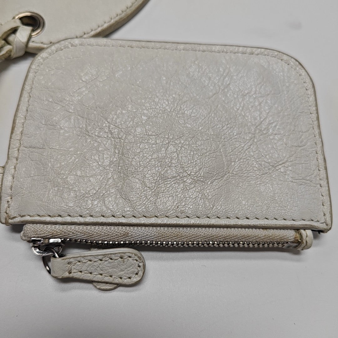 Le Cagole Small Lambskin White