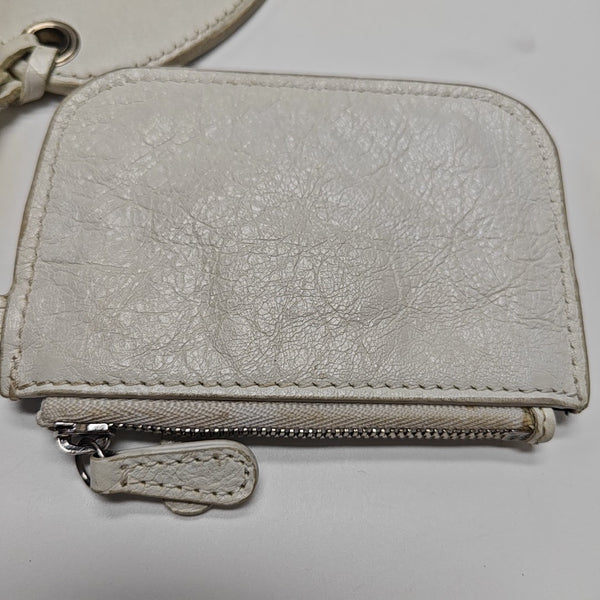 Le Cagole Small Lambskin White