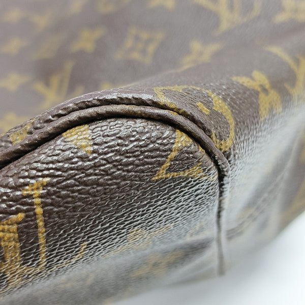 NEVERFULL GM Monogram Coated Canvas Brown